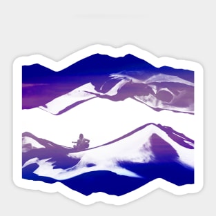 Purple Song of isolation Sticker